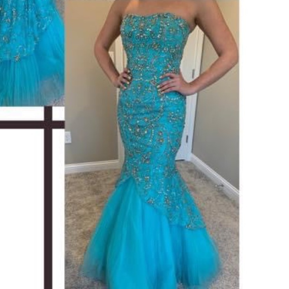 Sherri Hill size 4 Fully Beaded Long Gown